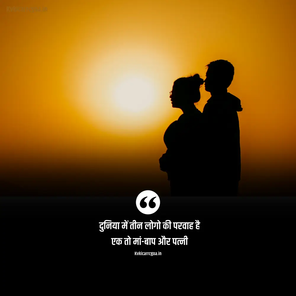 2 Line Love Shayari in Hindi For Wife
